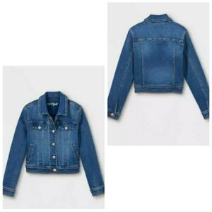 Cat & Jack girls Jean jacket SzM (7/8)